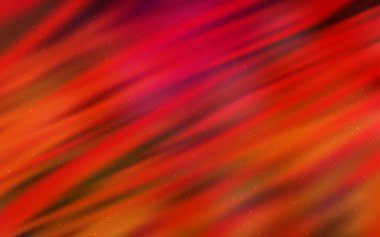 Gece gökyüzü desenle ışık kırmızı vektör yıldız.