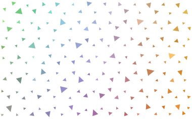 Hafif Çok renkli vektör parlayan üçgen arka plan.