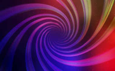 Uzay yıldızları ile koyu çok renkli vektör şablonu.