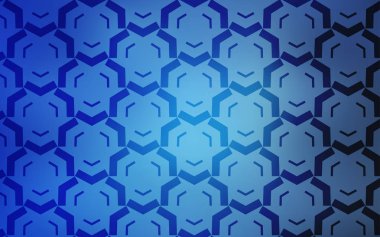 Bükülmüş çizgilerle hafif Mavili vektör arkaplanı.