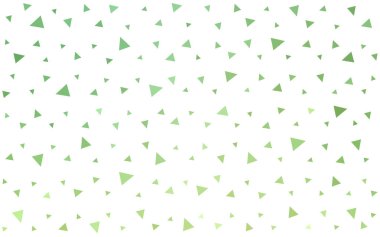 Açık Yeşil vektör parlayan üçgen düzen.