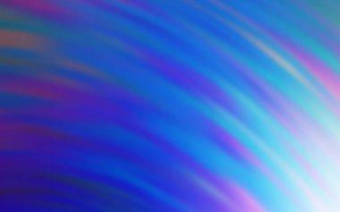 Pembe ışık, vektör zemin eğri çizgiler ile mavi.