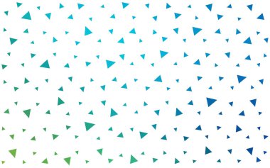 Açık Mavi, Yeşil vektör çokgen şablonu.