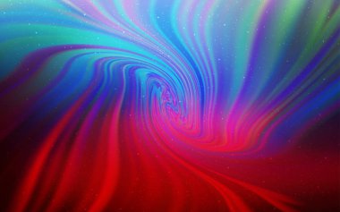 Açık Mavi, Gece gökyüzü yıldızları ile kırmızı vektör deseni.