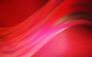 Uzay yıldızları ile açık kırmızı vektör şablonu.