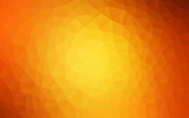 Açık Turuncu vektör düşük poli düzeni.