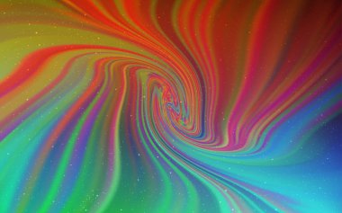 Işık Yeşili, Kozmik yıldızlarla kırmızı vektör düzeni.