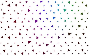 Koyu Çok renkli vektör çokgen soyut arka plan.