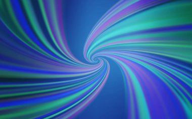 Bükülmüş çizgilerle hafif BLUE vektör arkaplanı.