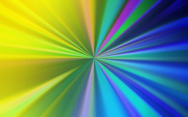 Açık mavi, sarı vektör ve bulanık renkli desen.