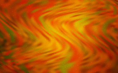 Gece gökyüzü desenle ışık turuncu vektör yıldız.