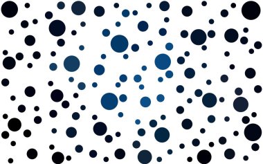 Daire şekilli koyu mavi vektör düzeni.