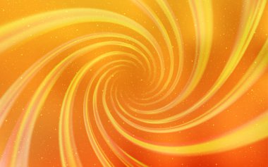 Gece gökyüzü yıldızlar ile açık sarı vektör deseni.