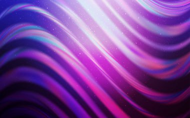 Açık mor, kozmik yıldızlar ile pembe vektör düzeni.