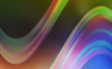 Açık mavi, Samanyolu yıldızlarıyla sarı vektör dokusu.