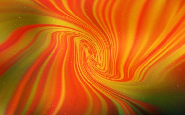 Gökada yıldız koyu turuncu vektör arka plan.