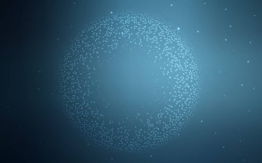 Koyu mavi vektör şablon alan yıldız.