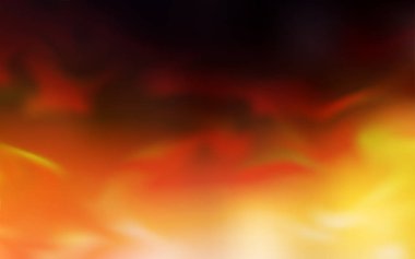 Koyu Turuncu vektör renkli bulanık arkaplan.