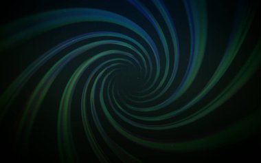 Uzay yıldızları ile Koyu Yeşil vektör şablonu.