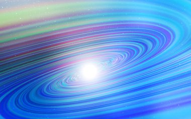 Gökada yıldız ışık mavi vektör arka plan.