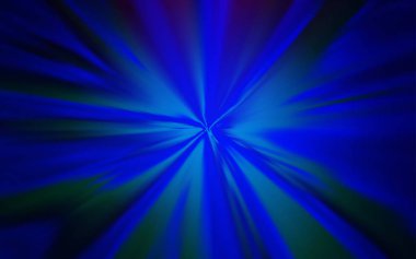 Koyu mavi vektör parlaklığı soyut arkaplanı bulanıklaştırdı.