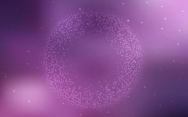 Açık mor, Samanyolu yıldızlar ile pembe vektör doku.