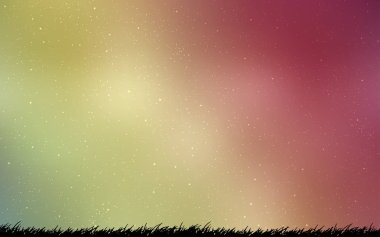 Işık Yeşili, Kozmik yıldızlarla kırmızı vektör düzeni.