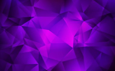 Koyu Mor vektör üçgen arkaplan.