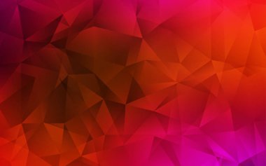 Açık Pembe, Kırmızı vektör üçgen arka plan parlayan.