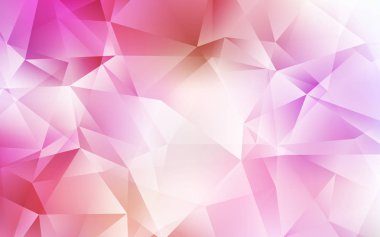 Açık Kırmızı, Sarı vektör gradyan üçgenler doku.