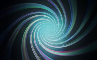 Gökada yıldız ışık mavi vektör arka plan.