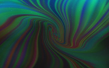 Kozmik Yıldızlar ile açık mavi vektör düzeni.