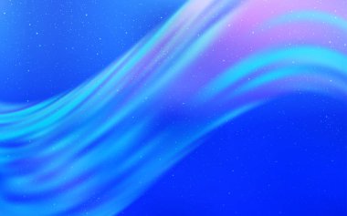 Gökada yıldız ışık mavi vektör arka plan.