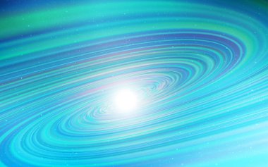 Gökada yıldız ışık mavi vektör arka plan.