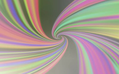 Eğri çizgileri olan Açık Gri vektör arkaplanı.