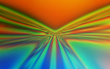 Açık Mavi, Bükülmüş çizgilerle sarı vektör deseni.