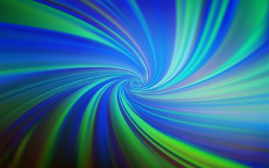 Koyu mavi vektör parlak şablonu bulanıklaştırdı.