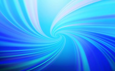 Eğri çizgileri olan hafif Mavili vektör deseni.