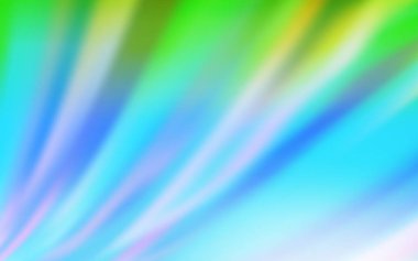 Açık Mavi ve Yeşil vektör soyut parlaklığı bulanıklaştırdı.