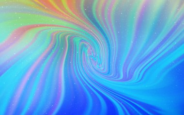 Gökada yıldız ışık mavi vektör arka plan.