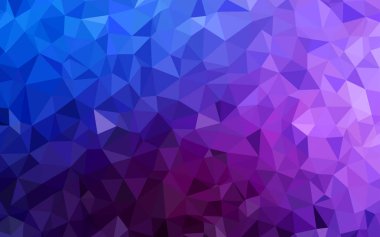 Koyu pembe, mavi soyut mozaik arka plan vektör.