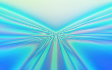 Açık Mavi, Wry çizgileri olan yeşil vektör deseni.