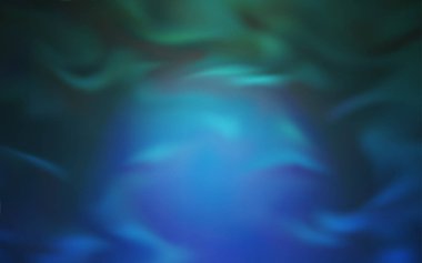 Açık mavi, yeşil vektör parlak deseni bulanıklaştırdı.