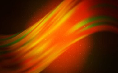 Gökada yıldız koyu turuncu vektör arka plan.