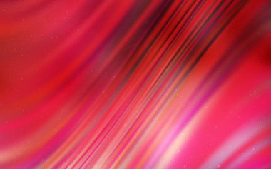 Uzay yıldızları ile açık kırmızı vektör şablonu.