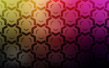 Koyu pembe, sarı vektör şablonuyla satırlar bükük..