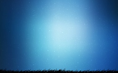 Hafif mavi vektör şablon alan yıldız.