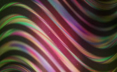 Açık yeşil, kırmızı vektör doku ile Samanyolu yıldız.