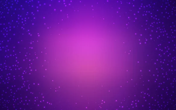 Luz Fondo vector púrpura con estrellas de galaxia . — Vector de stock