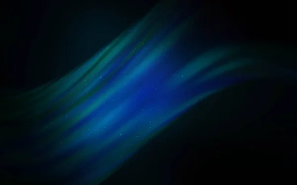 Donker blauwe vector sjabloon met ruimte-sterren. — Stockvector